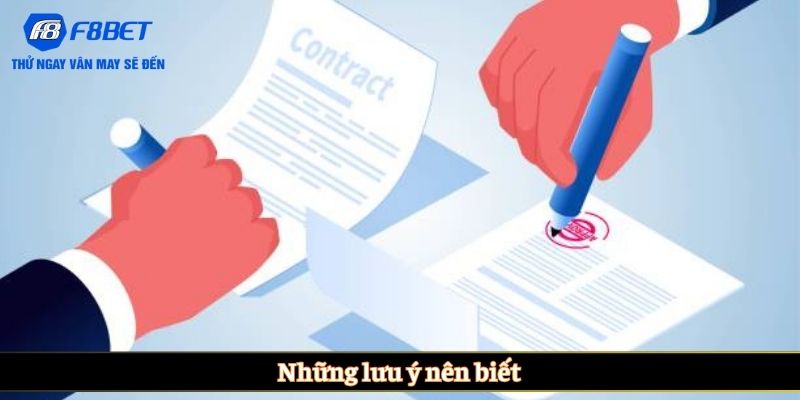 Những lưu ý nên biết